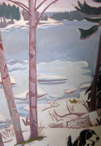 1985 oil on linen 48x36 inches