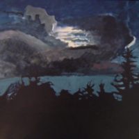 1983 oil on panel 13 x 20 inches Private Collection