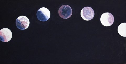 1997 oil on masonite 10 x 19 3/4 inches Private Collection