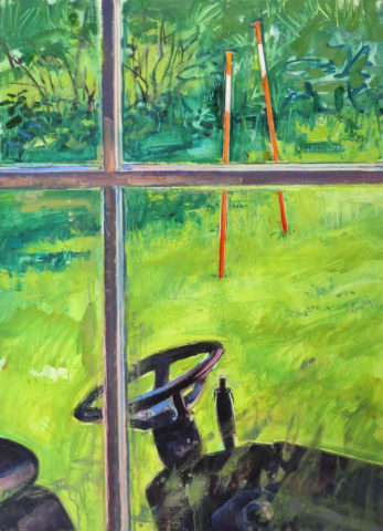 2014 oil on panel 27 1/4 x 19 1/2 inches Private Collection