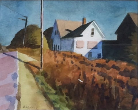 2015 watercolor 4 1/2 x 6 inches Private Collection