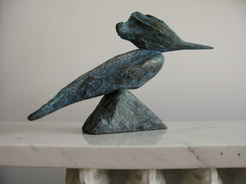 2015 bronze cast of driftwood 7 x 11 1/2 x 3 inches
