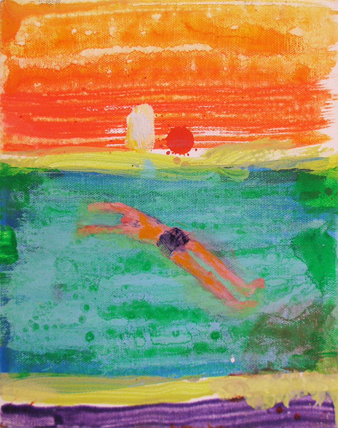 2015 acrylic on canvas 8 x 10 inches in Private Collection