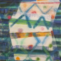 2015 acrylic and oil on canvas 59 1/3 x 45 1/3 inches