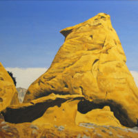 2001 oil on canvas 20 1/2 x 30 1/4 inches