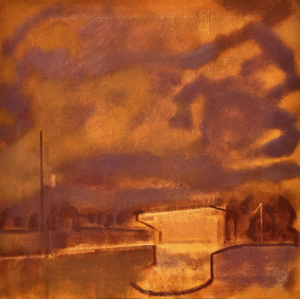 2025 oil on canvas 22 x 22 inches