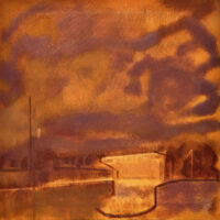 2025 oil on canvas 22 x 22 inches