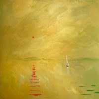 2017 oil on canvas 60 x 60 inches In Private Collection