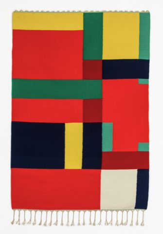 2016 weft wool, warp linen 68 x 47 inches