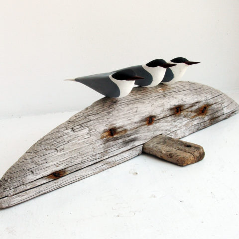 2014 pine and driftwood 18 x 5 x 7 inches in Private Collection
