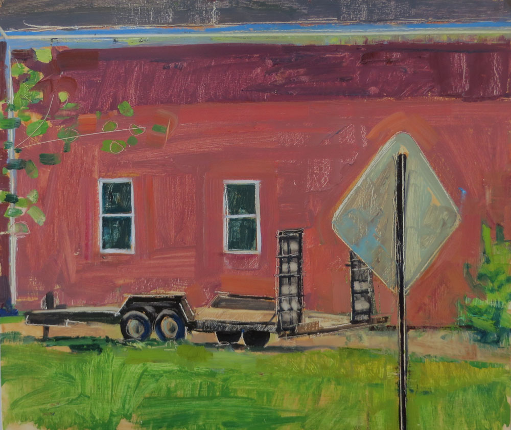 2016 oil on panel 12 x 14 inches