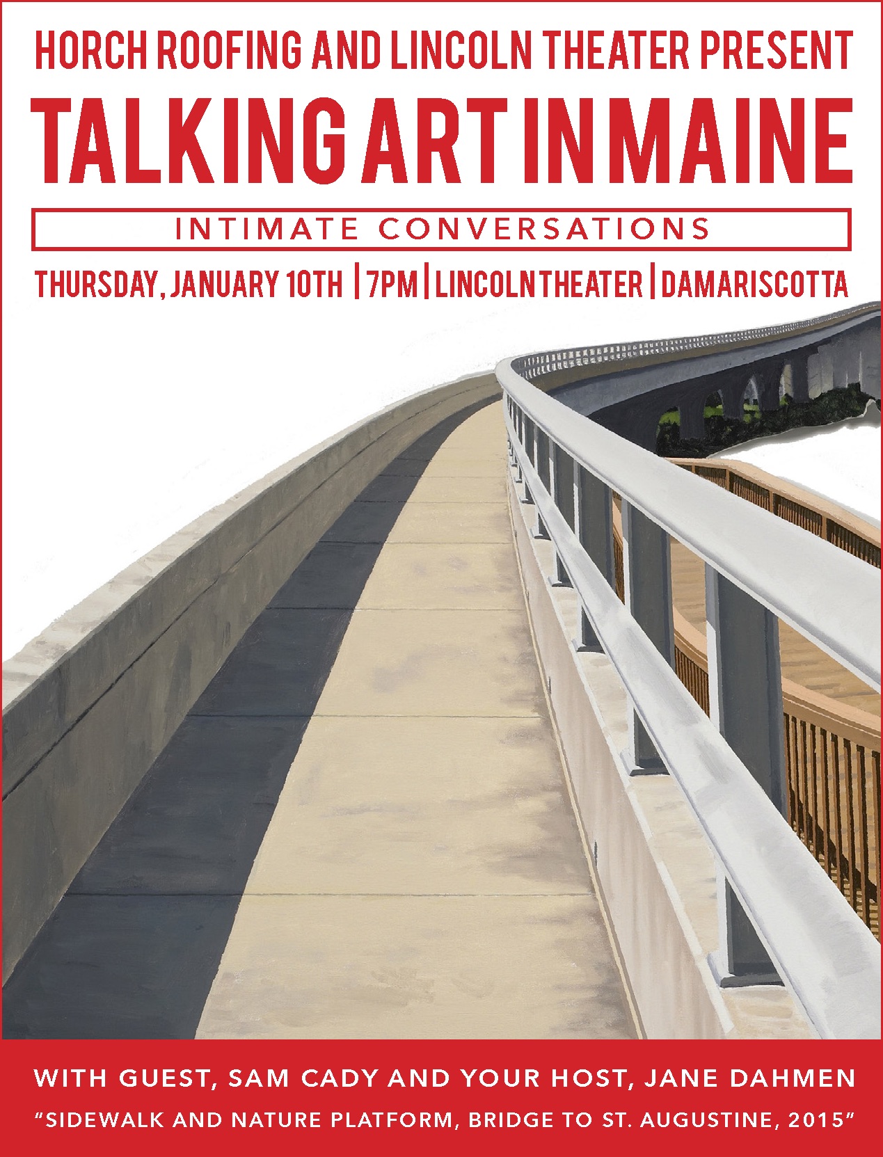 Talking Art in Maine with Jane Dahmen and guest Sam Cady.