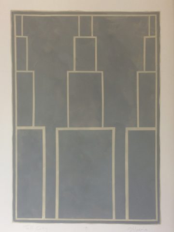 2018 acrylic on paper 17 x 24 inches