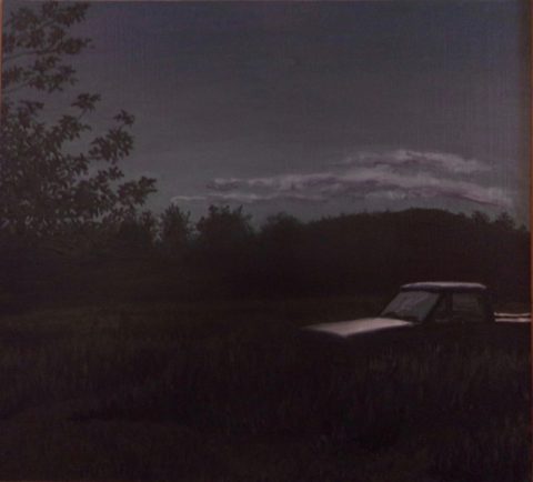 2019 oil on canvas 18 x 20 inches