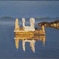 2018-19 oil on canvas 10 1/2 x 14 3/4 inches