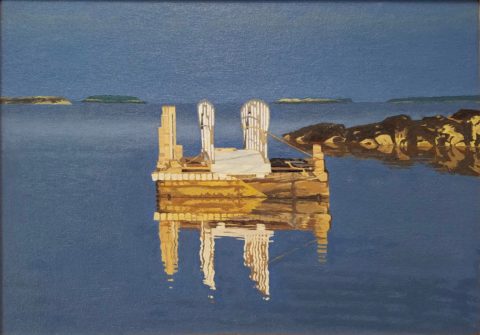 2018-19 oil on canvas 10 1/2 x 14 3/4 inches