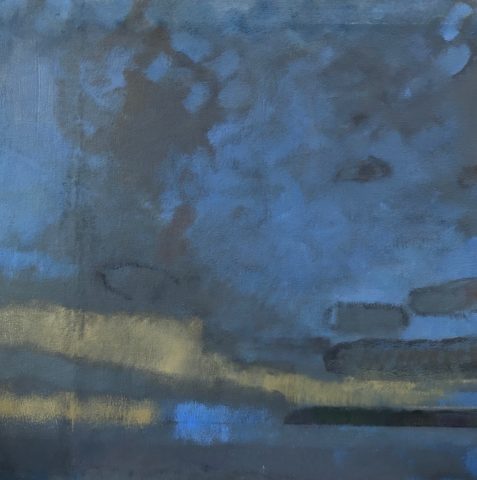 2018 oil on canvas 30 x 30 inches