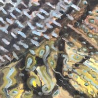 2007 oil on wood 16 x 16 inches