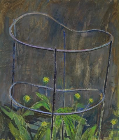 2019 oil on panel 14 x 12 inches