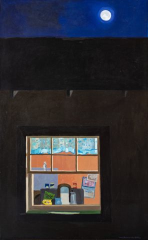 1975 oil on canvas 48 x 30 inches
