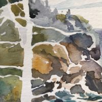 2020 watercolor 6 x 4 inches