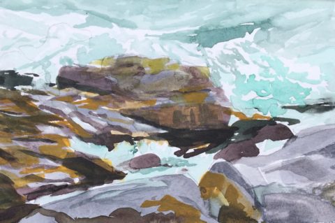2020 watercolor 4 x 6 inches