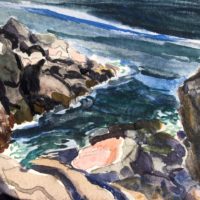 2020 watercolor 4 x 6 inches