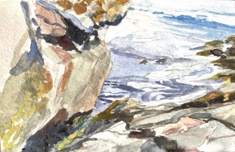 2020 watercolor 4 x 6 inches
