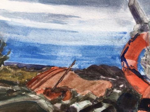 2020 watercolor 4 x 6 inches