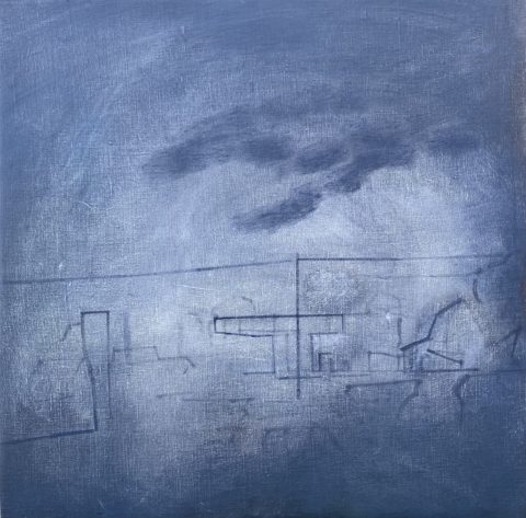 2020 oil on linen 22 x 22 inches