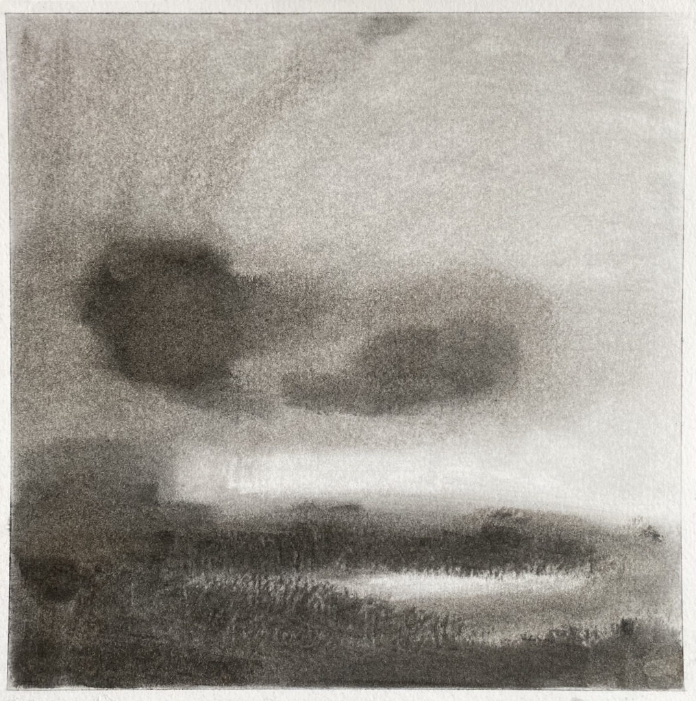 2021 charcoal 9 x 9 inches