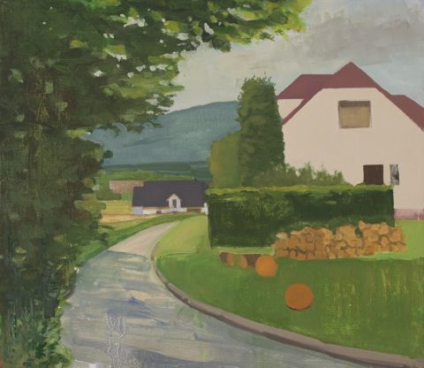2020 oil on canvas 16 x 18 inches