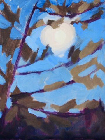 2021 oil on linen panel 8 x 6 inches
