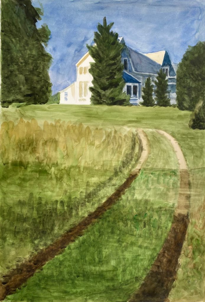 2020 watercolor 36 x 26 inches