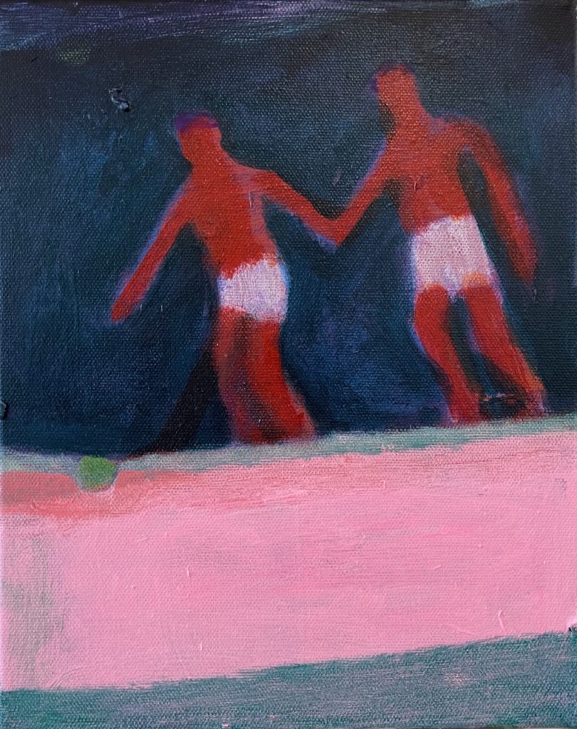 2021 acrylic on canvas 10 x 8 inches (sold)