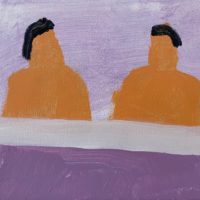 2021 acrylic on canvas 8 x 10 inches