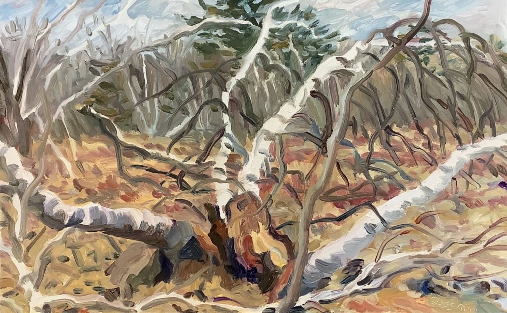 2020 oil on panel 10 1/4 x 15 inches