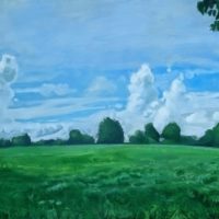 2020 oil on linen 17 x 30 inches