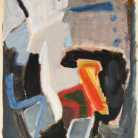 1984 oil on paper 14 x 11 inches