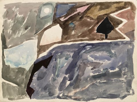 1983 watercolor 11 x 14 inches