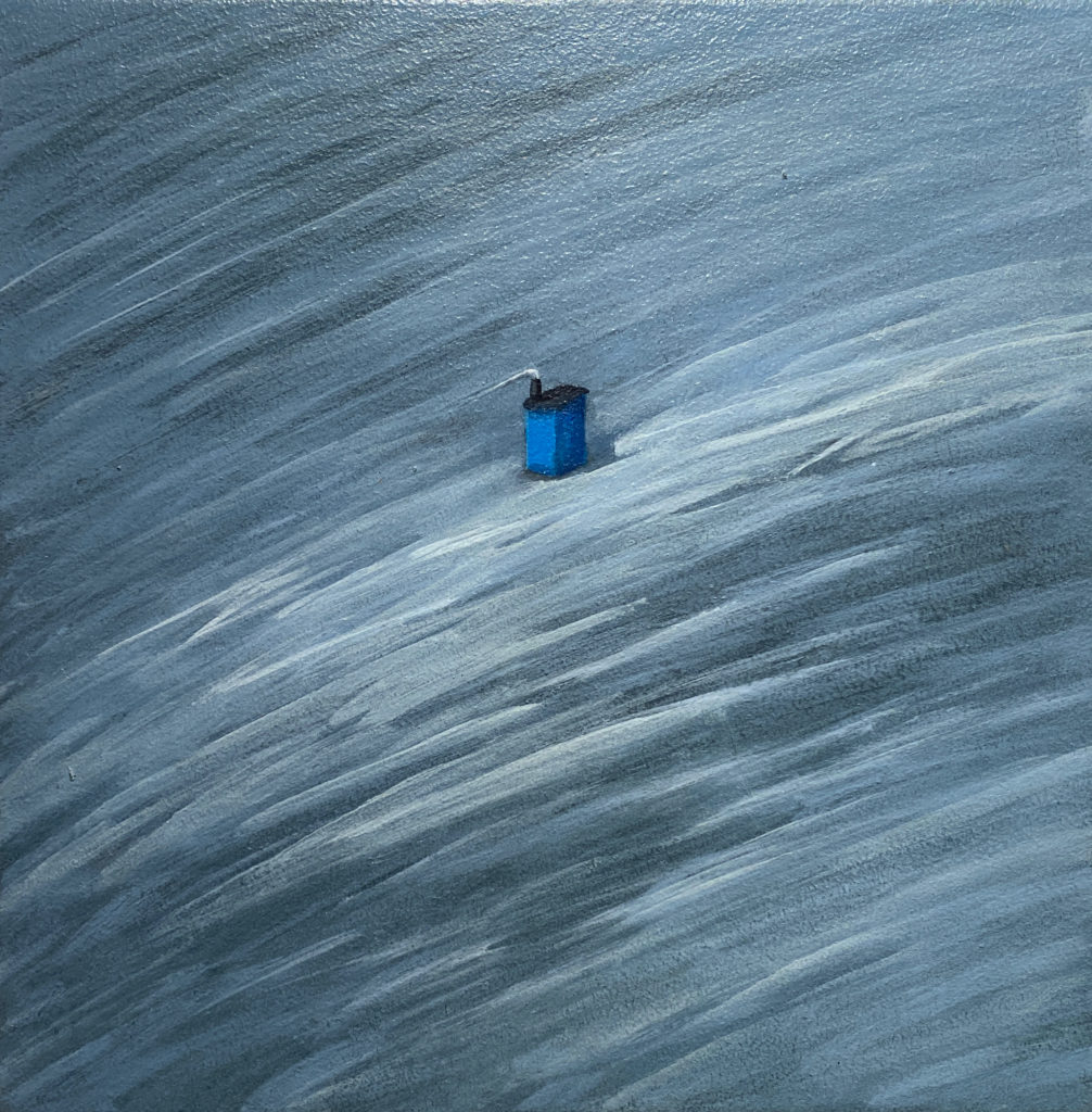 1999 oil on board 8 x 8 inches