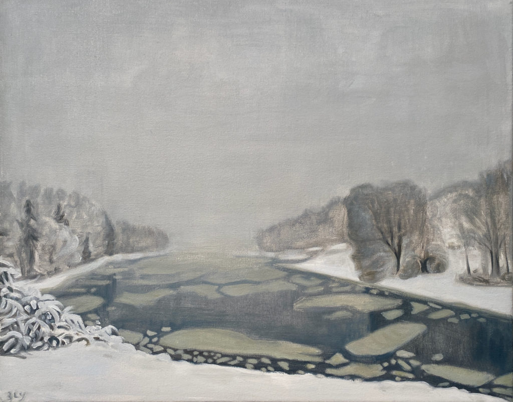 2022 oil on canvas 16 x 20 inches (private collection)