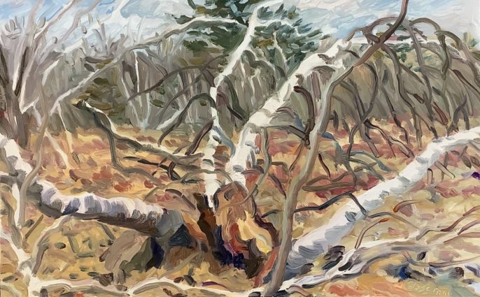 2020 oil on panel 10 1/4 x 15 1/2 inches