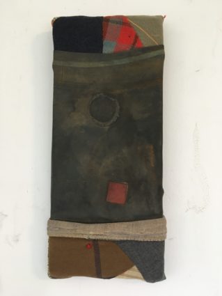 2020 found quilt and patched inner tube 14 x 6 x 2 inches