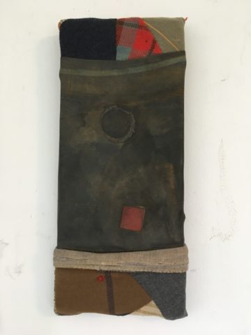 2020 found quilt and patched inner tube 14 x 6 x 2 inches