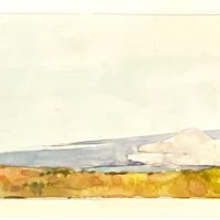 2022 watercolor 5 1/2 x 22 inches