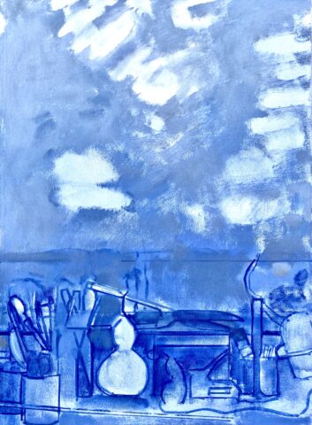 2020 oil on canvas 30 x 22 inches