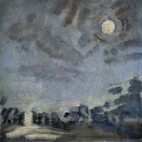 2022 oil on panel 15 x 15 inches