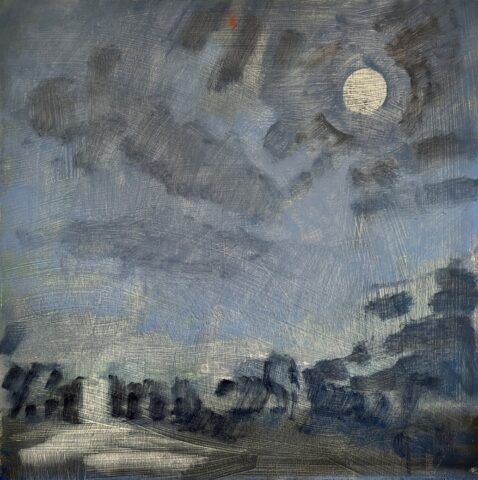 2022 oil on panel 15 x 15 inches