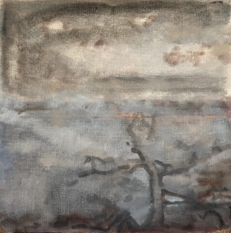 2021 oil on linen 15 x 15 inches